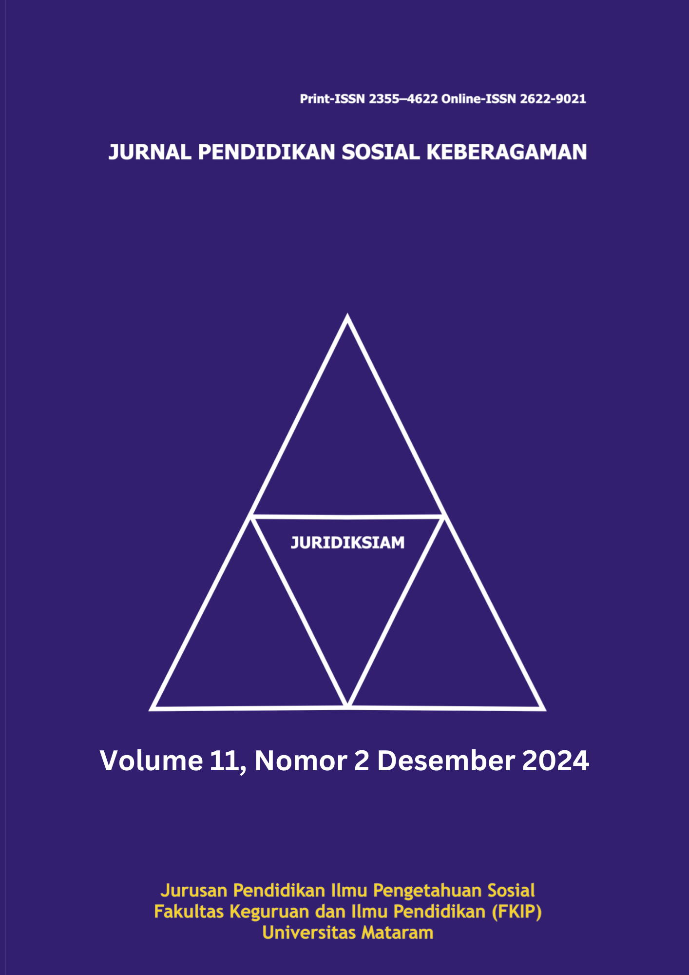 					View Vol. 11 No. 2 (2024): Juridiksiam: Jurnal Pendidikan Sosial Keberagaman
				